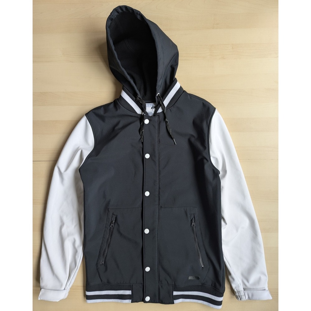 Empyre Lily Express‎ Black And White Varsity Waterproof Preppy Snowboard Jacket